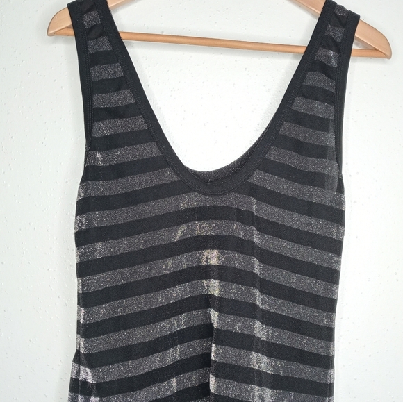 RTA Colton Striped Metallic Top - Picture 3 of 11